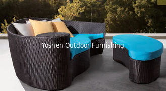 China outdoor furniture rattan sun bed /beach lounger-20016 supplier
