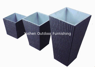 China outdoor furniture wicker flower pot-3003 supplier