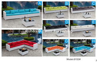 China outdoor sofa furniture rattan modular sofa --9153 supplier
