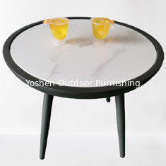 China Hot selling good price modern coffee table white Standard wholesale price round coffee table---6230 supplier