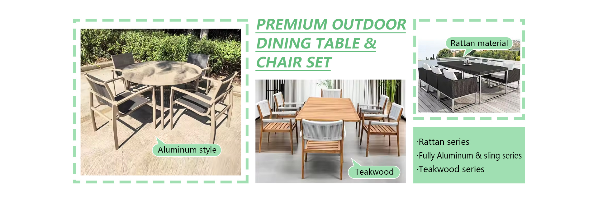 جودة أثاث الأرائك الخارجية مصنع