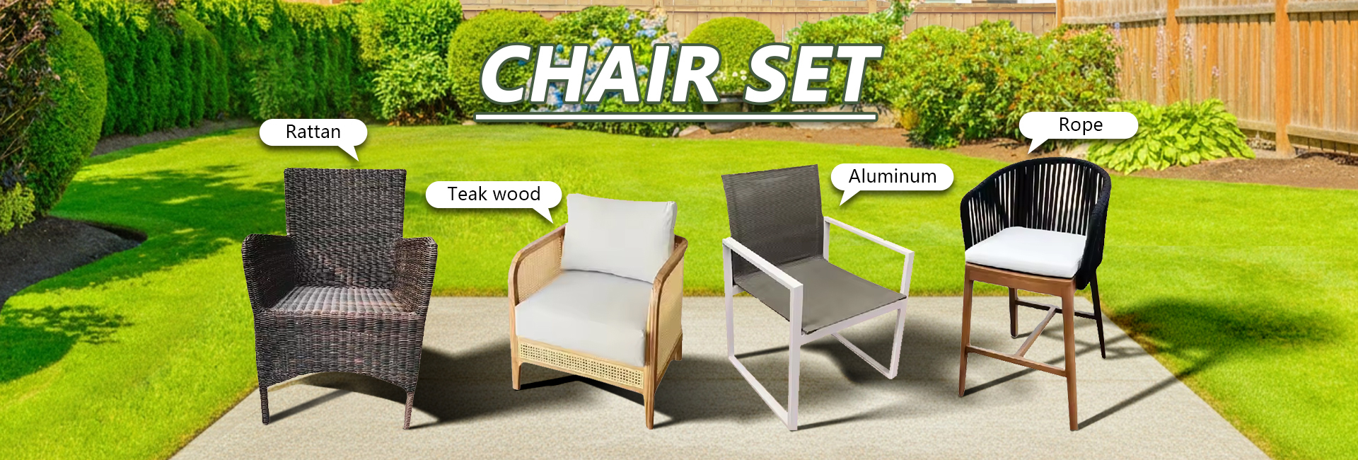 جودة أثاث الأرائك الخارجية مصنع