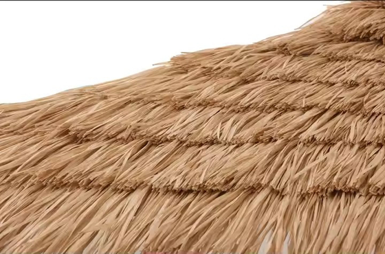 مظلة شاطئية من الألومنيوم مقاس 8 أقدام بتصميم مالديف عتيق، مظلة شاطئية هاواي، منتجع مظلة تيكي من القش