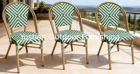 كرسيه يوشين فرنسيه للبسترو المطعم الخضراء مقهى كرسيه طعام في الهواء الطلق