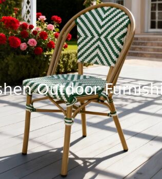 كرسيه يوشين فرنسيه للبسترو المطعم الخضراء مقهى كرسيه طعام في الهواء الطلق