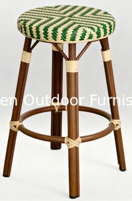 بيع بالجملة مقاعد البار الفرنسية القديمة من الروتان والقصى