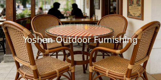 جميع الطقس مقعد القهوة الخارجي المحمول المصمم للطابق المنسحب للفندق