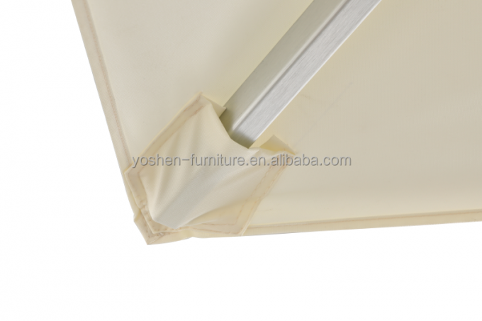 8 قدم وردي أبيض شريط مظلة فناء قماش مثمن لشمسية الشاطئ بديل مظلة في الهواء الطلق 8