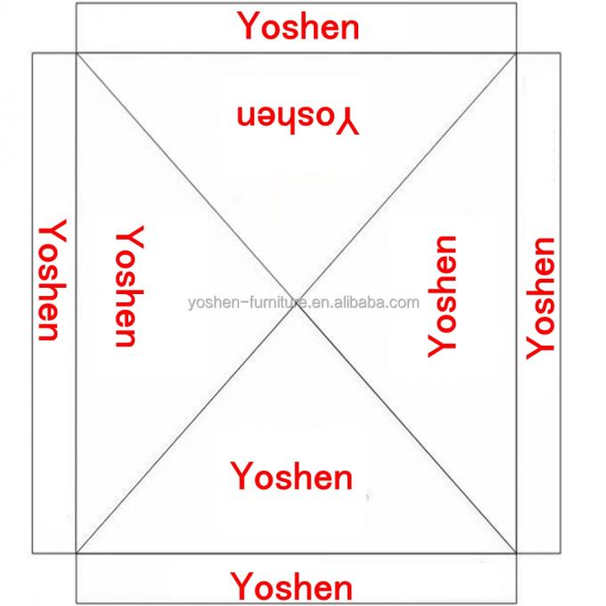 يوشين تخصيص 10 أقدام السوق التجارية كانتيلفر مظلة قماش تغطي مربع كانتيلفر مظلة استبدال غطاء 13