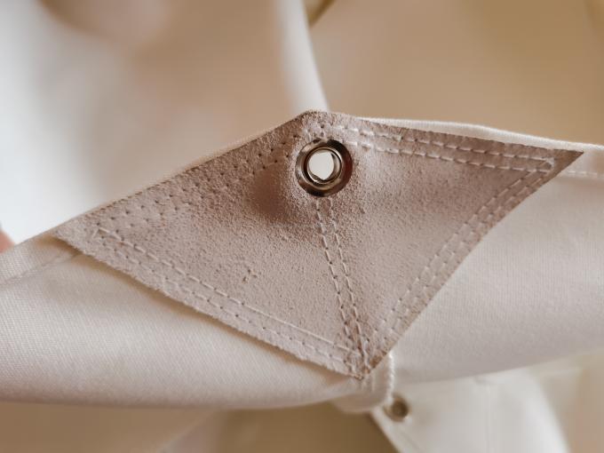 8 قدم وردي أبيض شريط مظلة فناء قماش مثمن لشمسية الشاطئ بديل مظلة في الهواء الطلق 6